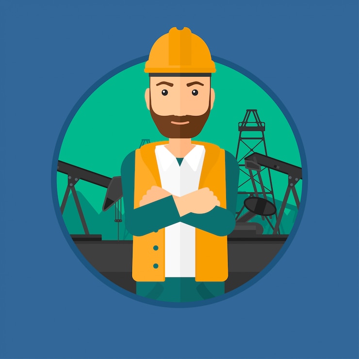 Вектор неуверенный нефтяник.