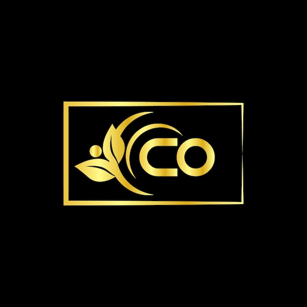 Шаблон дизайна логотипа фирменного письма co