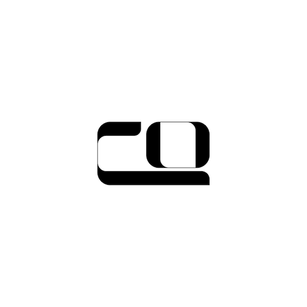 CO モノグラム ロゴ デザイン 文字 テキスト 名前 シンボル モノクロロゴタイプ アルファベット文字 シンプルロゴ