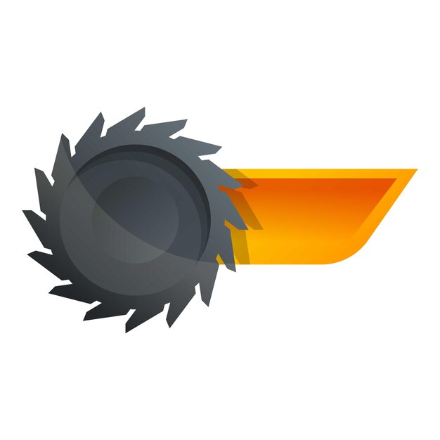Икона векторного колеса для высечения угля для веб-дизайна, изолированная на белом фоне