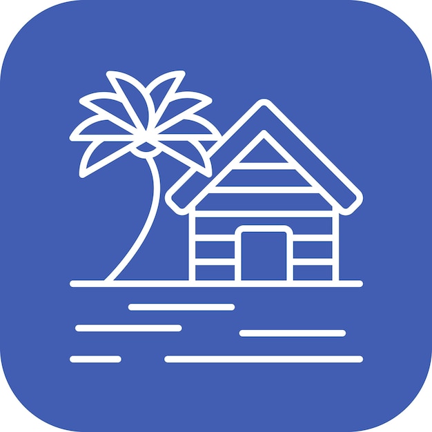 Coastal Village icon vector image Can be used for Coastline