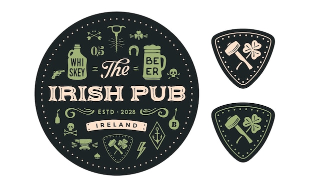 irish pub logos