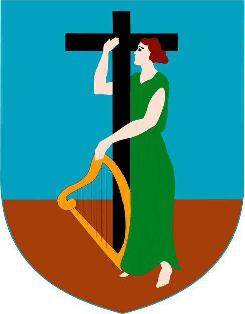 Vector coat of arms of montserrat