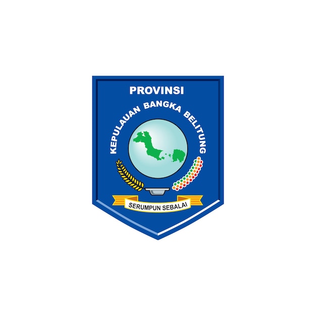 バンカ・ブリトゥン州の紋章 ランバン島のロゴ ケプラウアン・バンカ・ビリトン