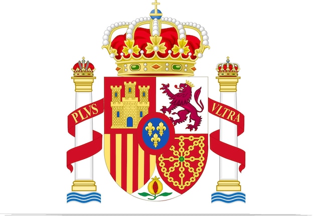 Vector coat of arms of spain