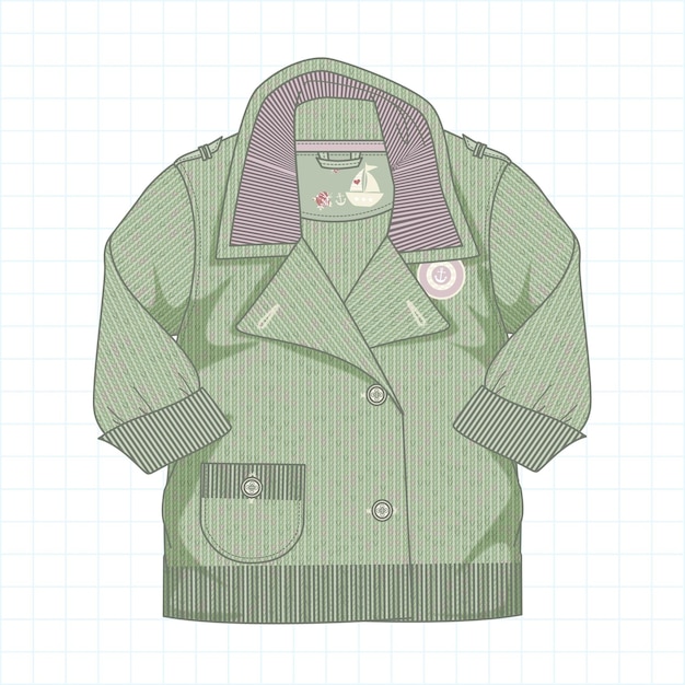 Vector coat jacket outwear