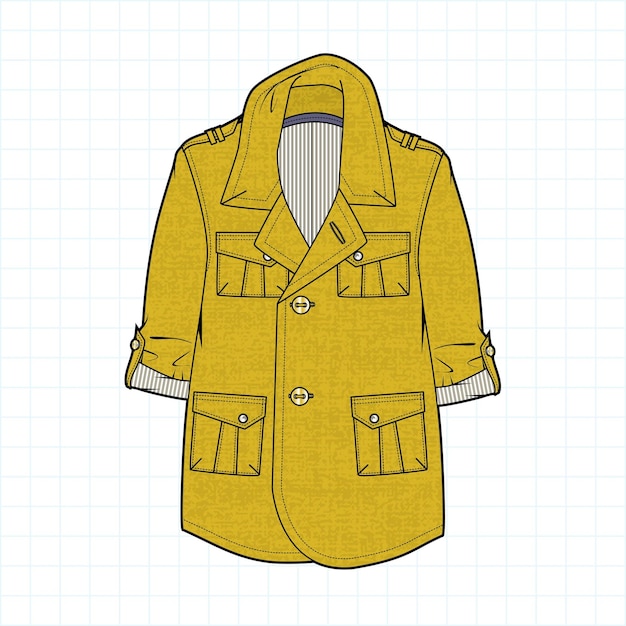 Vector coat jacket outwear