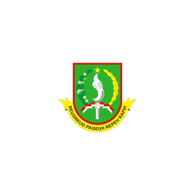 coat of the sukabumi city lambang kota sukabumi