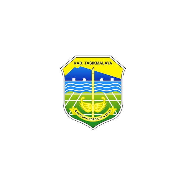 coat of the tasikmalaya regency lambang kabupaten tasikmalaya