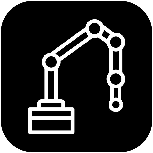 Cobot vector icoon illustratie van Robotics icoon set