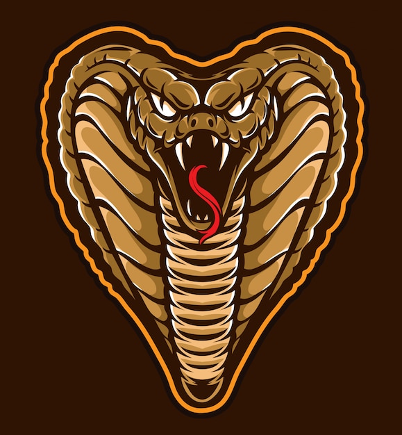 Vector cobra head logo