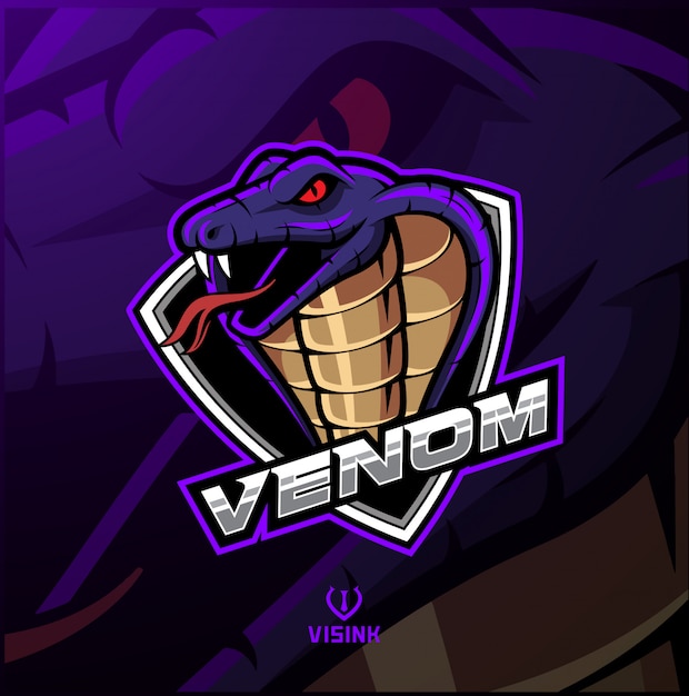 Cobra head mascot logo design