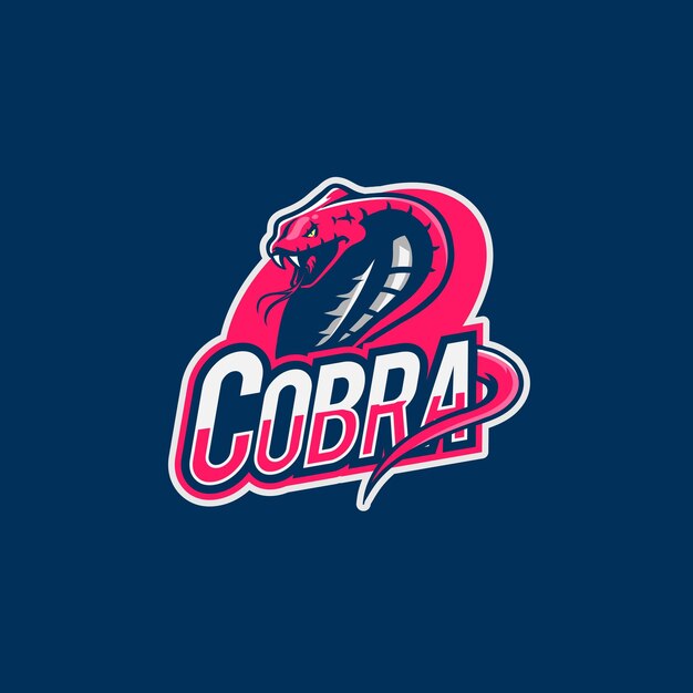 Vector cobra slang logo sport