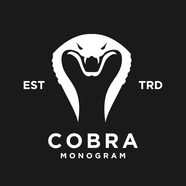 Vector cobra snake logo icon design