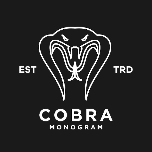 Дизайн иконы логотипа Cobra Snake