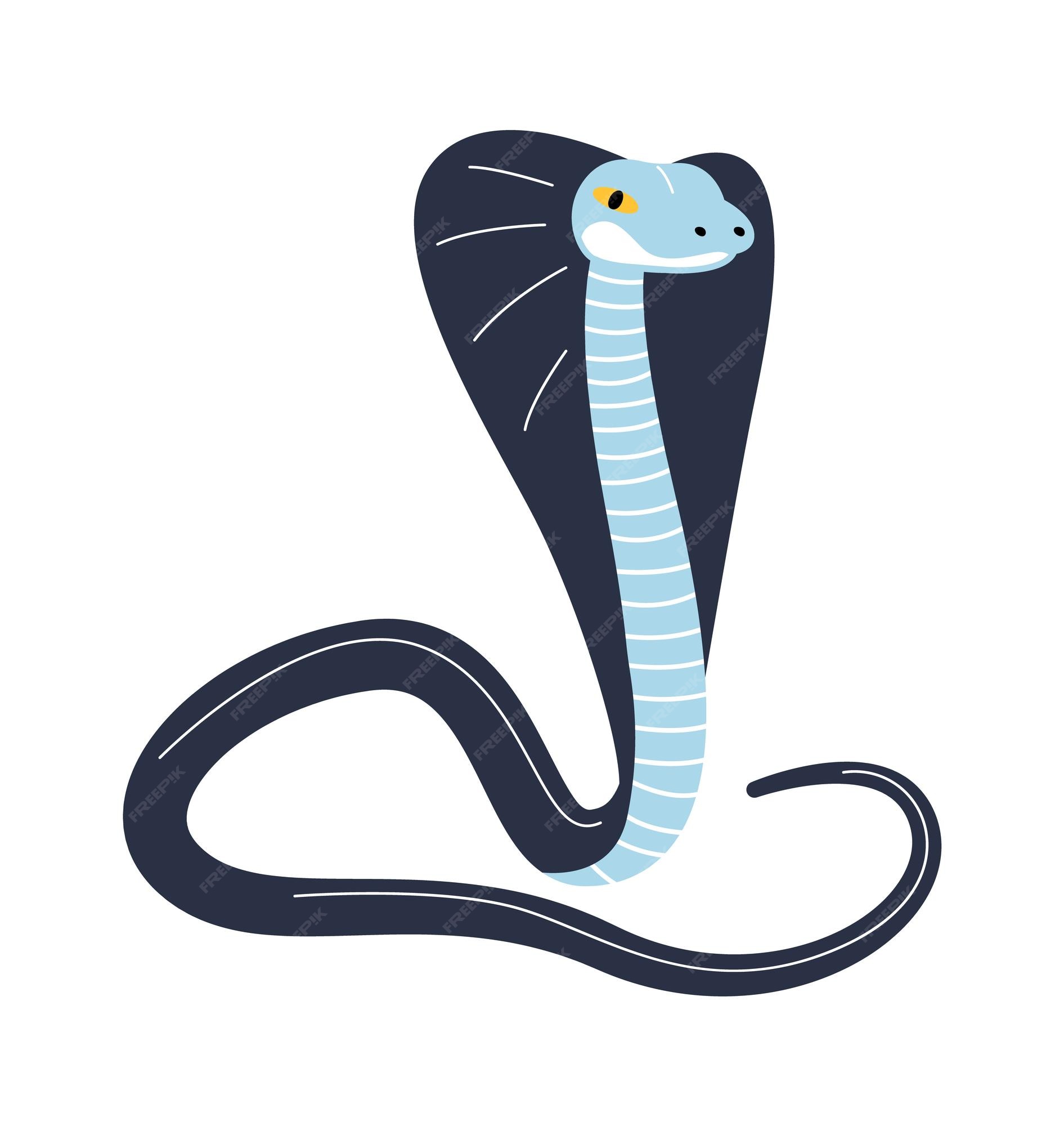 Premium Vector  Cobra snake wild beast vector