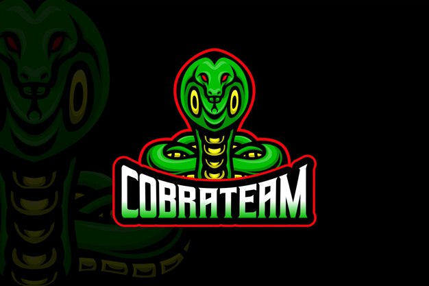 Cobra Team - Esport-logo sjabloon