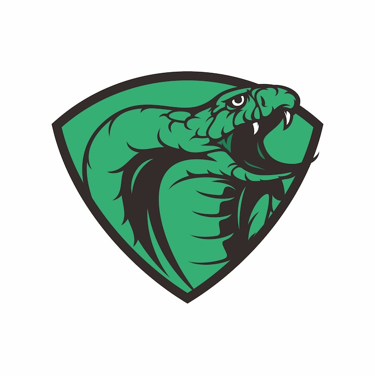 Vector cobra - vector logo/icon illustration mascot