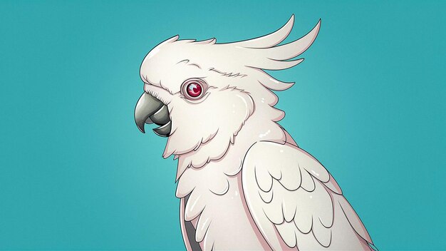 Vector cockatoo vector illustration