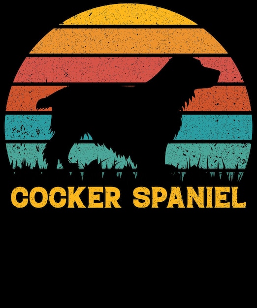 Cocker Spaniel liefhebbers tshirts ontwerp