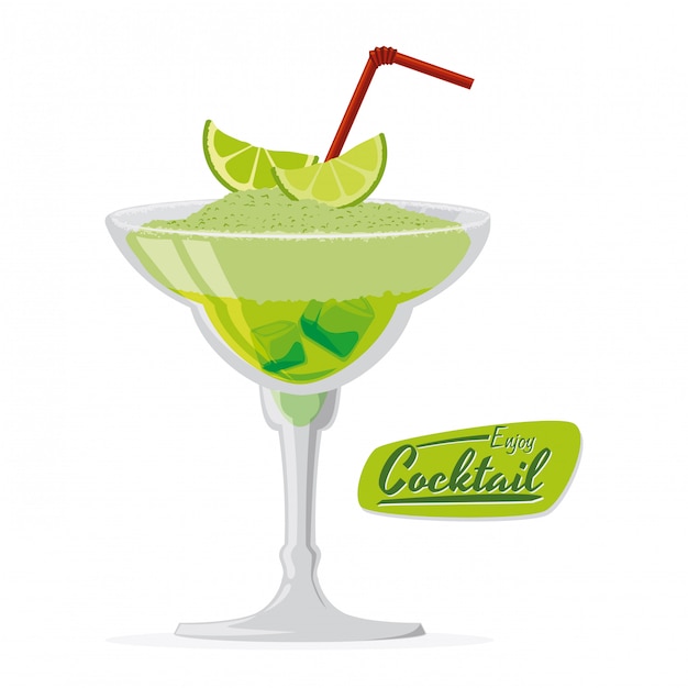 Vector cocktail design