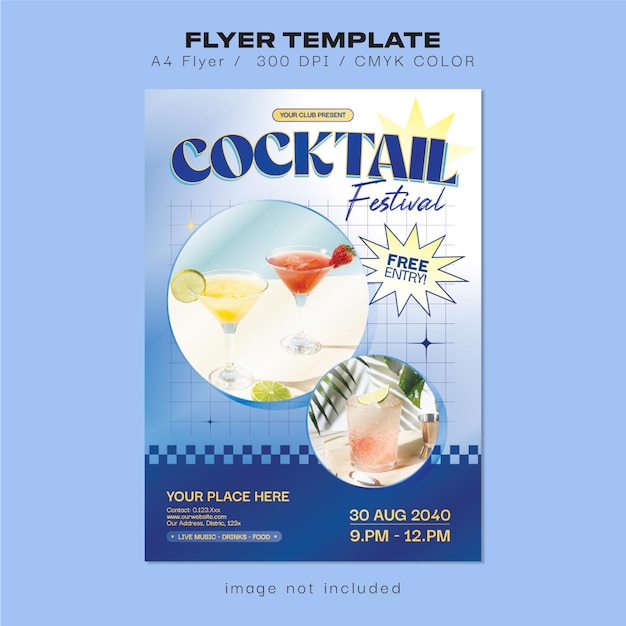 Cocktail Festival Flyer