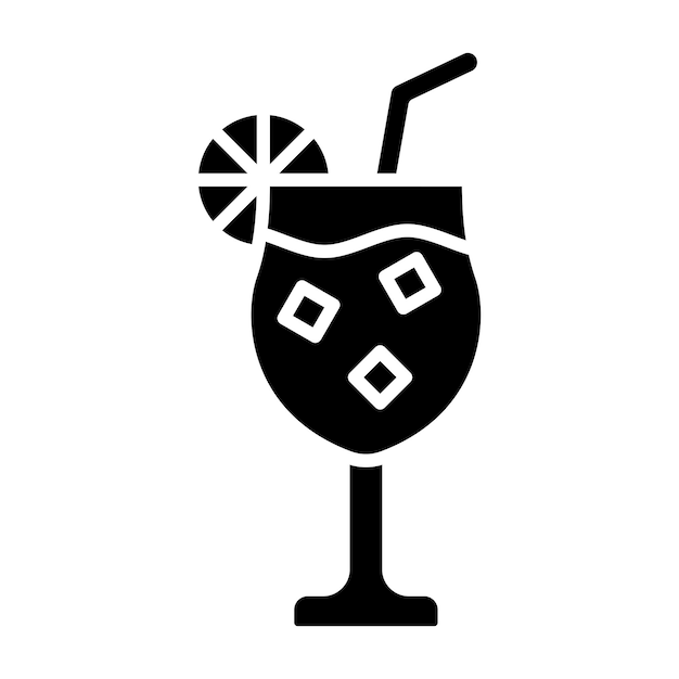 Vector cocktail icon