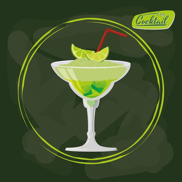 Cocktail iconen ontwerp