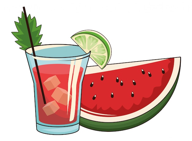 Cocktail Met Watermeloen