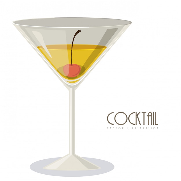 Vector cocktail ontwerp