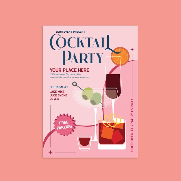 Cocktail Party Flyer