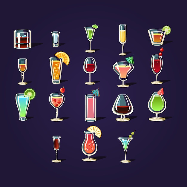 Cocktail Stickers Collection