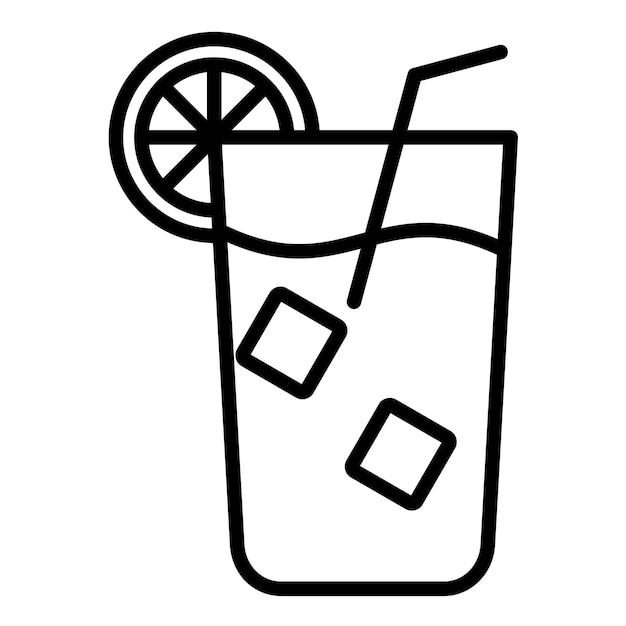 Cocktail Vector Illustration Style