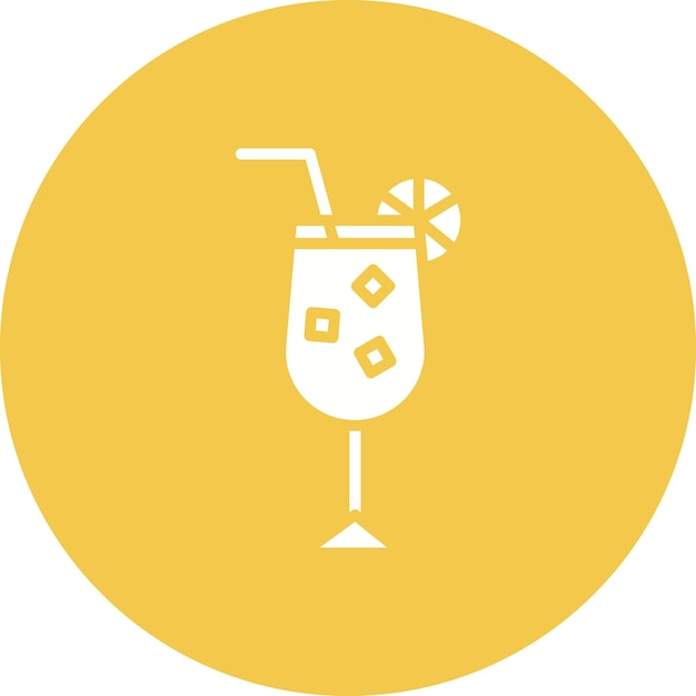 Cocktail Vector Illustration Style