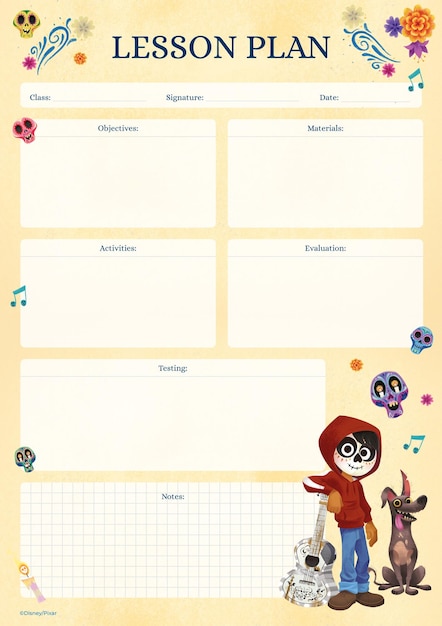 Coco Lesson Plan