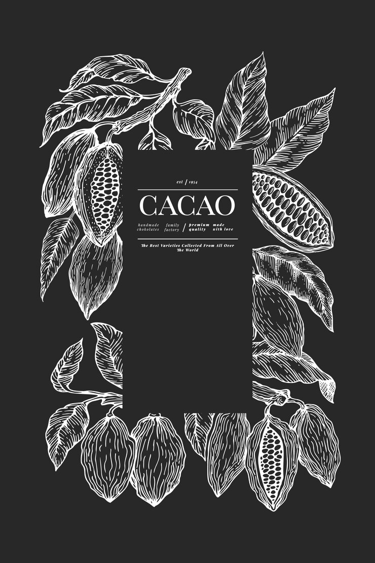 Vector cocoa banner template.