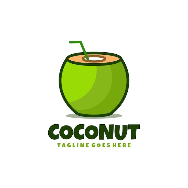 coconut logo design mascot