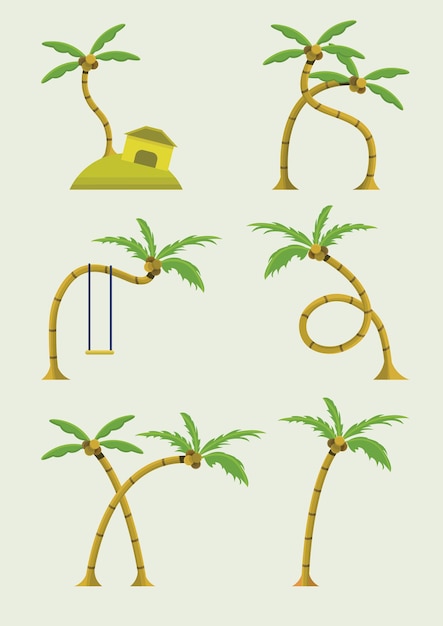 Coconut Tree having fun (Green)