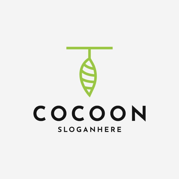 Cocoon Logo Design Abstract Elegant Template