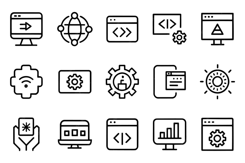 Code api programmer developer information technology related editable ...