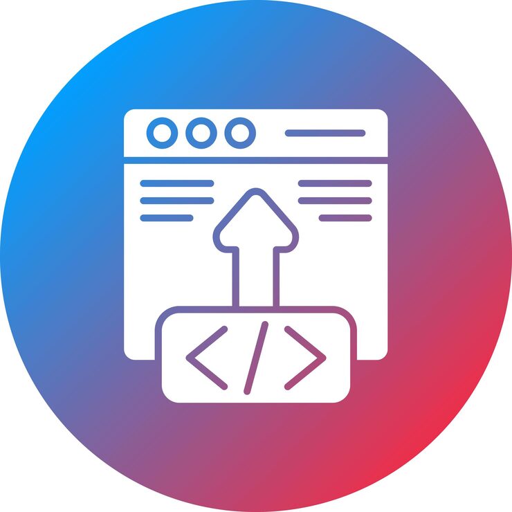 Vector 代码部署图标向量图像可以用于计算机编程