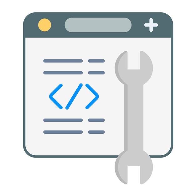 Code Engineering Flat Illustration