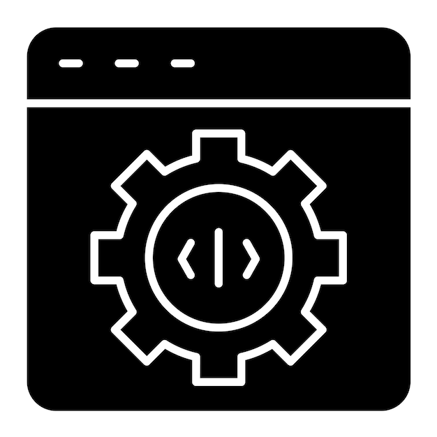 Code Engineering Vector Illustratie Stijl