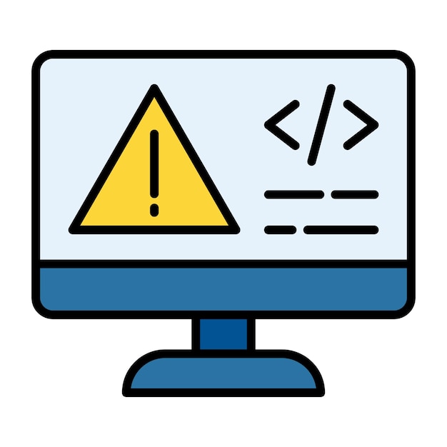 Code Error Flat Illustration