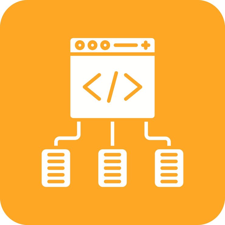 Vector code framework icon vector image can be used for computer programming