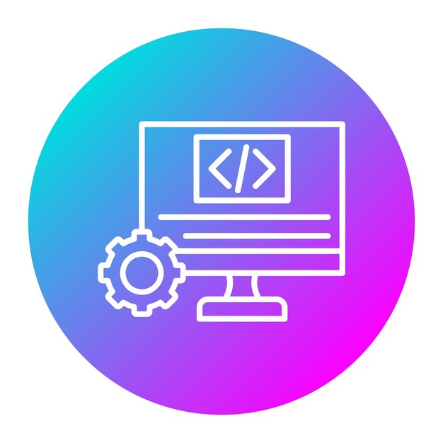 code free development vector icon can be used for no code iconset