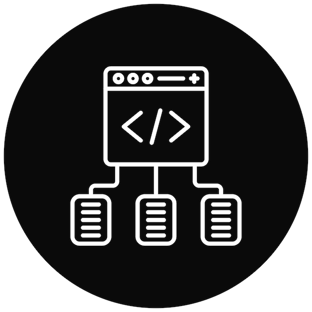 Code-icon vector afbeelding Kan worden gebruikt voor computerprogrammering