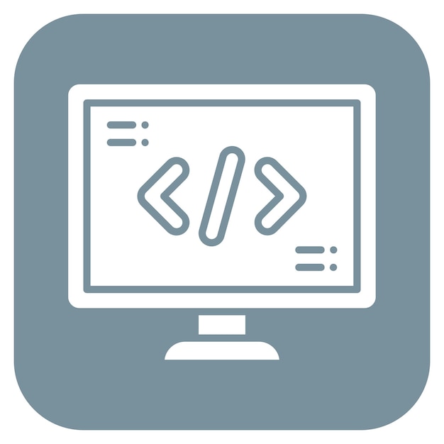 Code icon vector afbeelding Kan worden gebruikt voor informatica