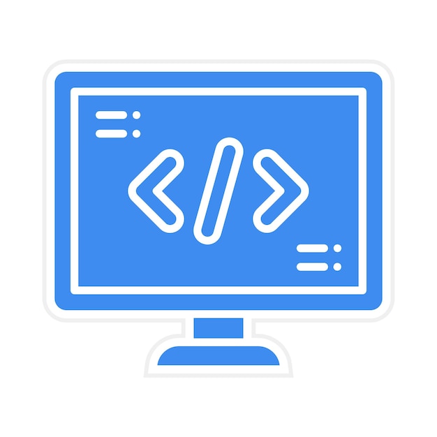 Code-icon vector afbeelding Kan worden gebruikt voor informatica