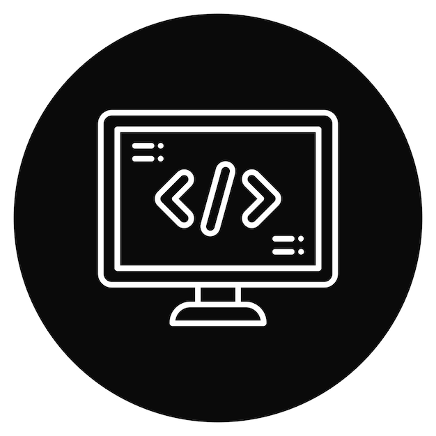 Code-icon vector afbeelding Kan worden gebruikt voor informatica